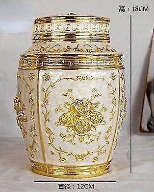 Carved Tea Pot Pet Commemorative Cremation Ashes Funeral Container Coffin Box Pet Urns 5 18x12cm
