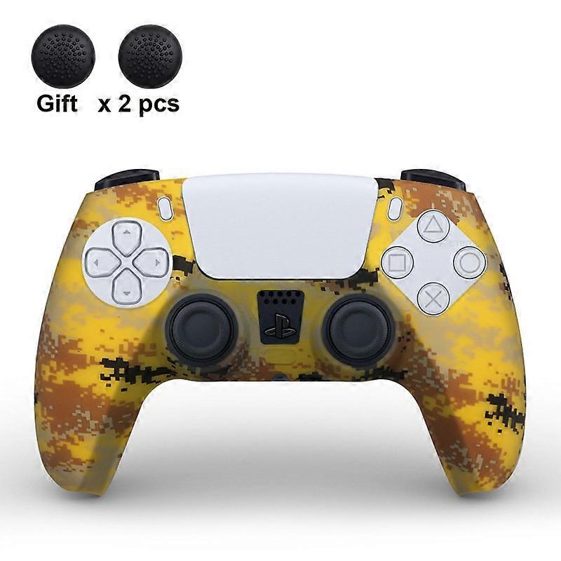 Soft Silicone Cover For PS5 Accessories Rubber Case For Playstation 5 joysticks For PS5 Controller Protective skin Thumb Grips