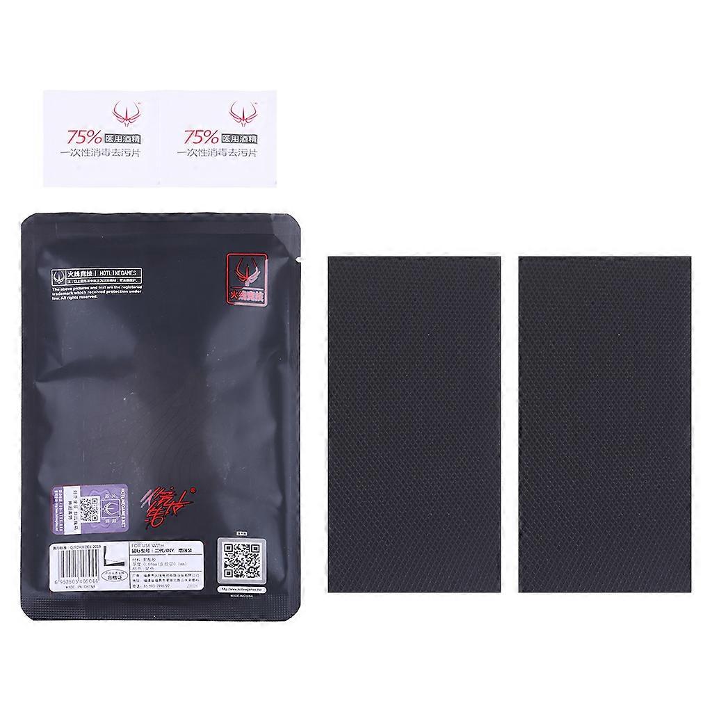 2 قطعة مقاومة للعرق وسادة الماوس الجلد الجانب ملصق الخط الساخن ألعاب الوسادة ل -