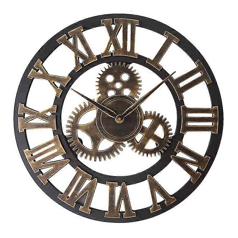 Creative Retro Wall Clock Decoration Gear Wall Clock