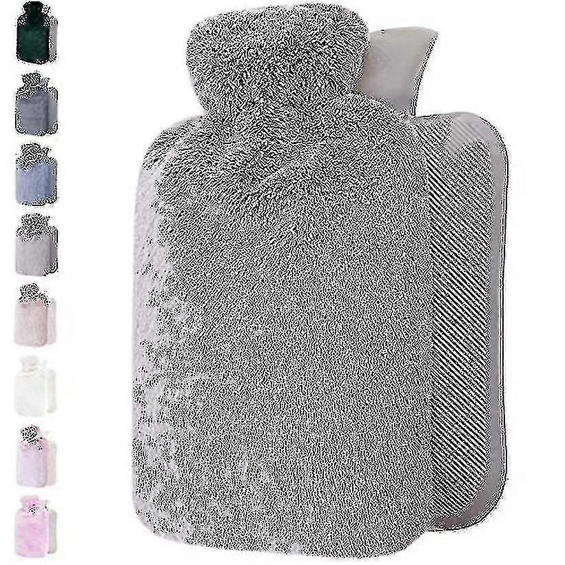Garrafa de água quente com capa macia premium premium capa água quente