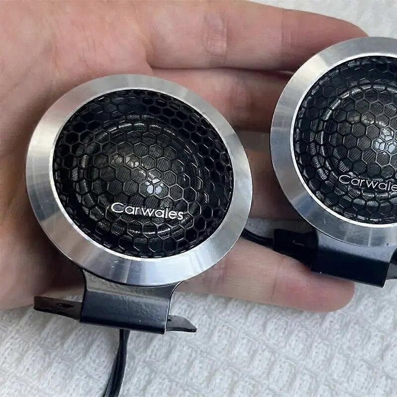 Aluminum Shell Car Universal Modified Stereo Tweeter 120W  Stereo Speaker Tweeter with Bracket and Capacitor Audio Components