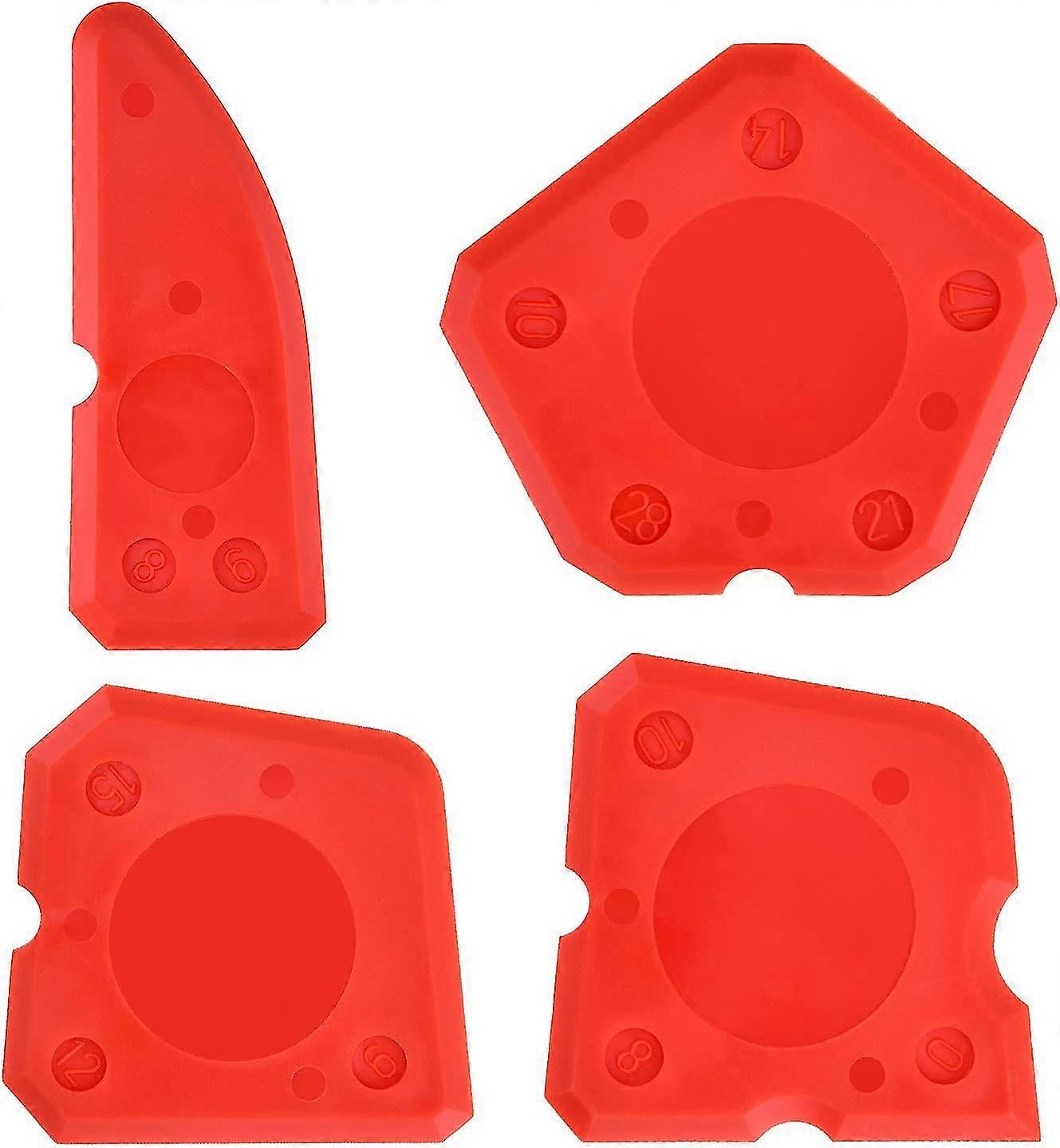 Wuzhou Caulk Tool Kit Set Finishing Tools Caul Tools (2sets, Rot)