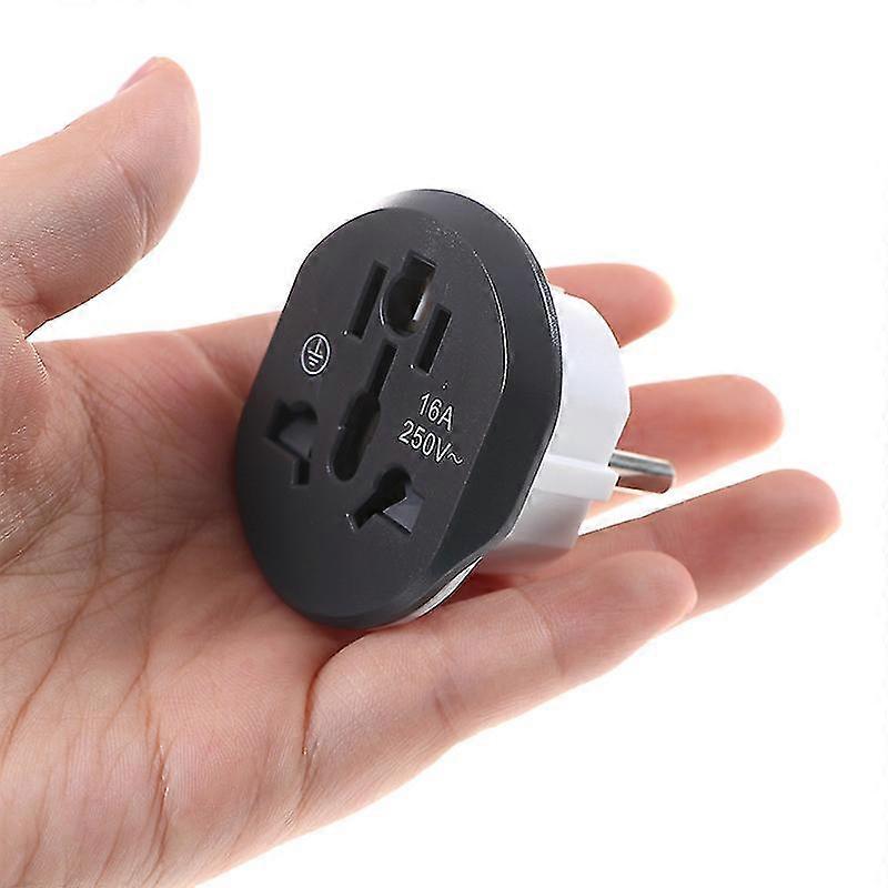 16a Universal Eu Travel Adapter Euro Converter Uk Us Au To Eu Ac Socket Plug Shytmv