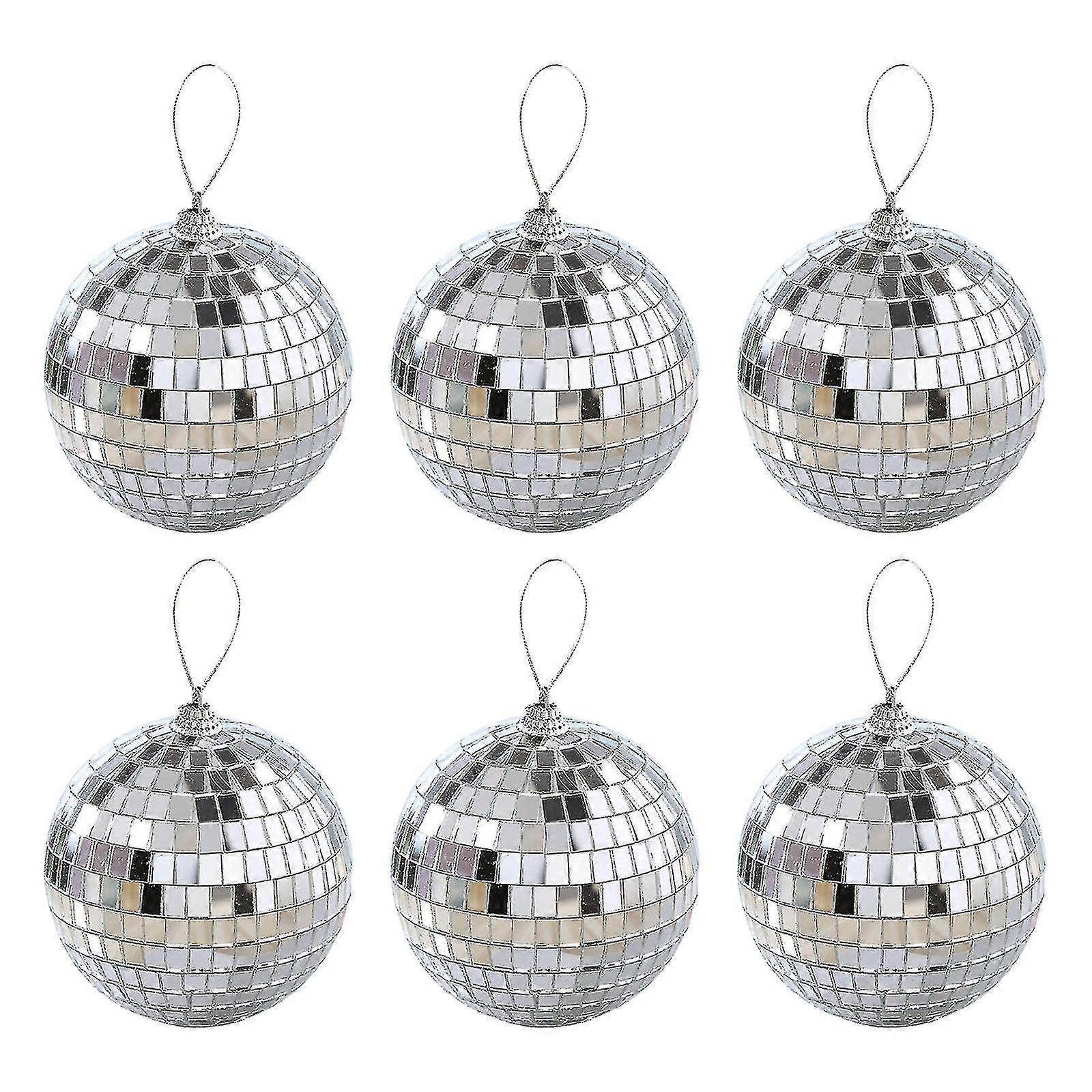 Pack Of Christmas Tree Mirror Mini Disco Ball