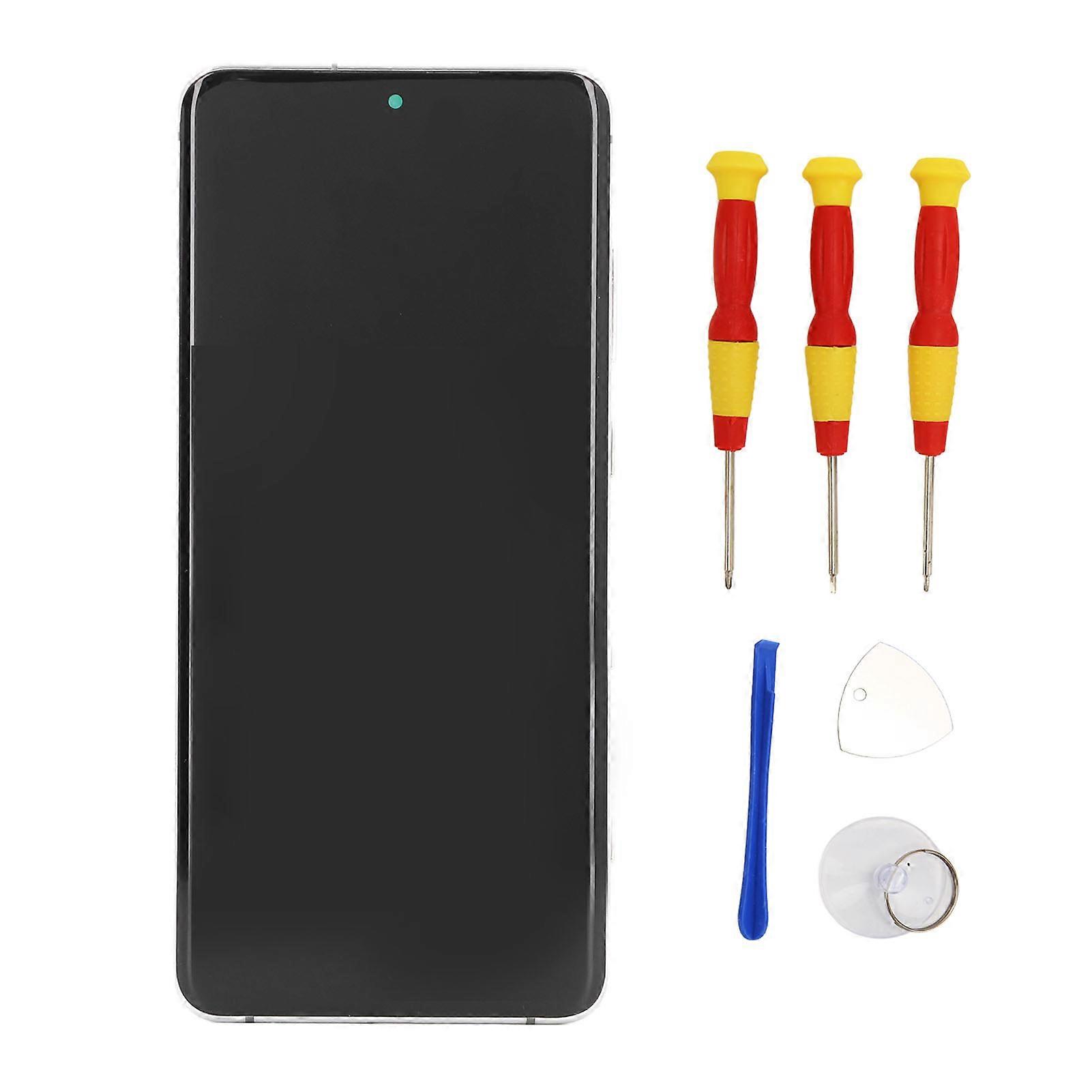 Organic LED Phone Screen Assembly Replacement with Tool Kit for S20 Ultra Silver