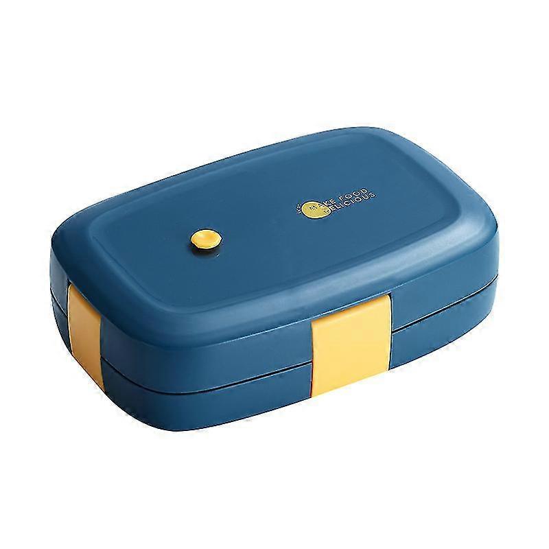 Portable Lunch Box Single Cell Single Layer Stainless Steel Pp Silicone
