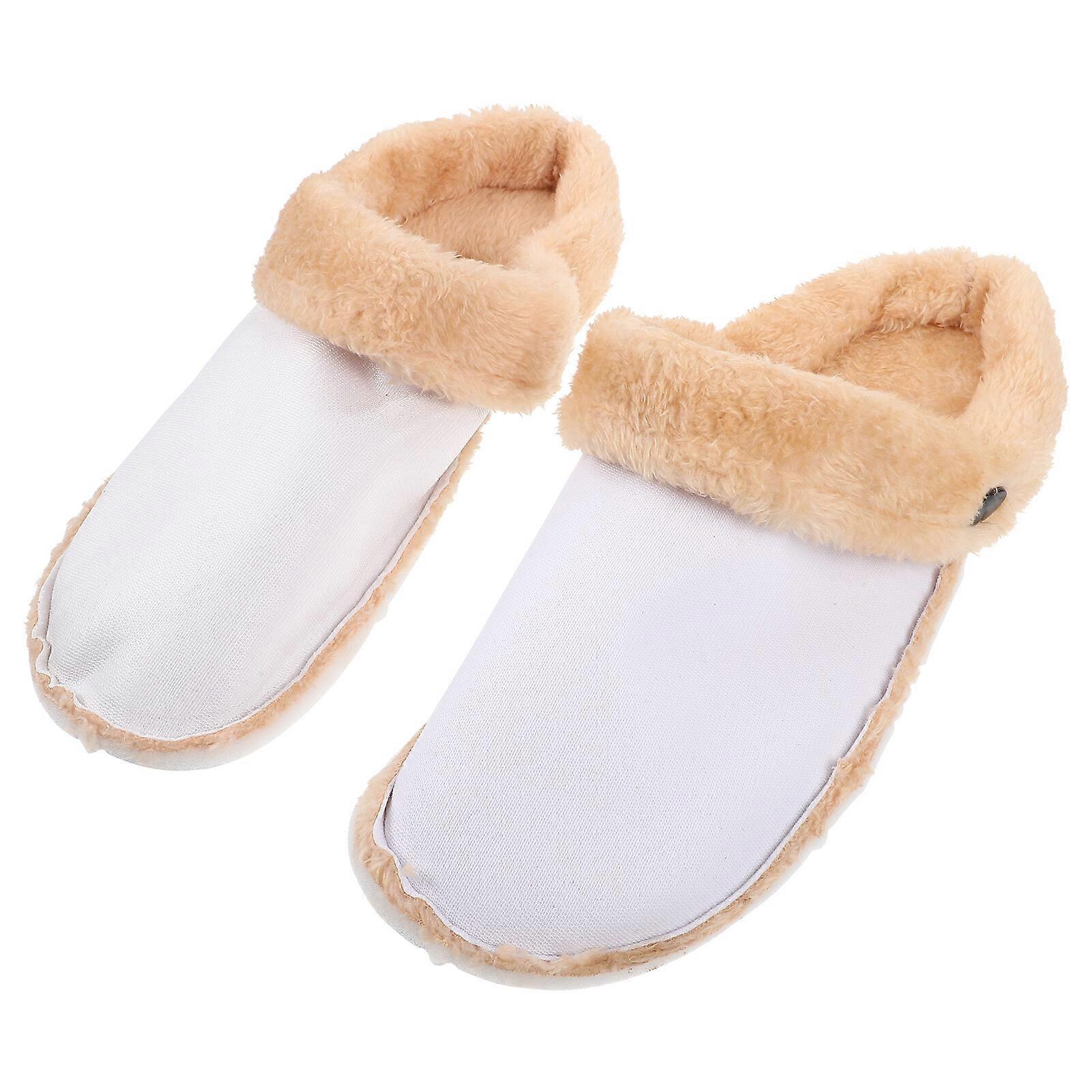 1 Pair Winter Shoe Inserts Detachable Shoe Insert Warm Shoe Inserts Plush Shoe Inserts for Hole Shoes