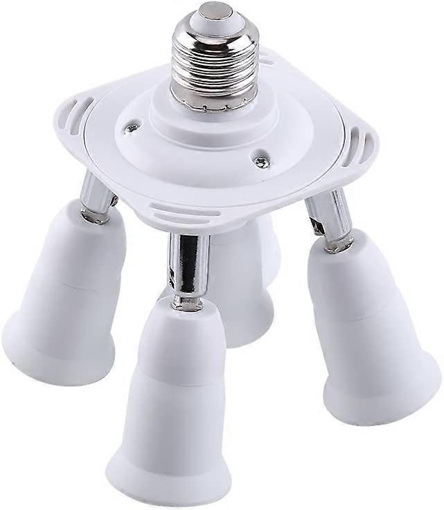 in 1 E27 Socket Splitter Adapter Socket Splitter Adapter Socket Adapter Converter Holder For E27 LED Bulbs