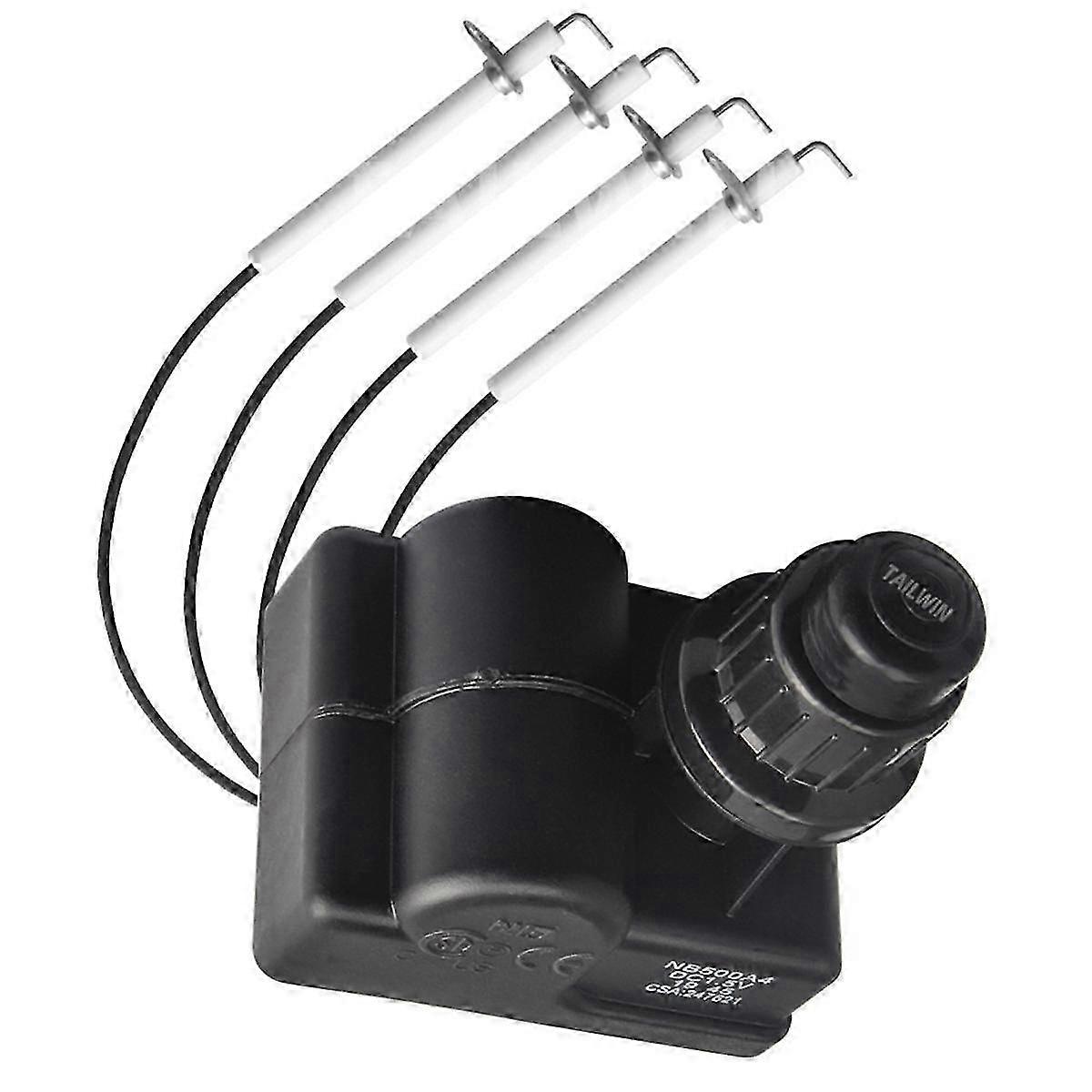 For 36 Inch Grill Igniter Kit Push Button Electronic Battery Igniter Replacement Spark Plug With 4 Electrode