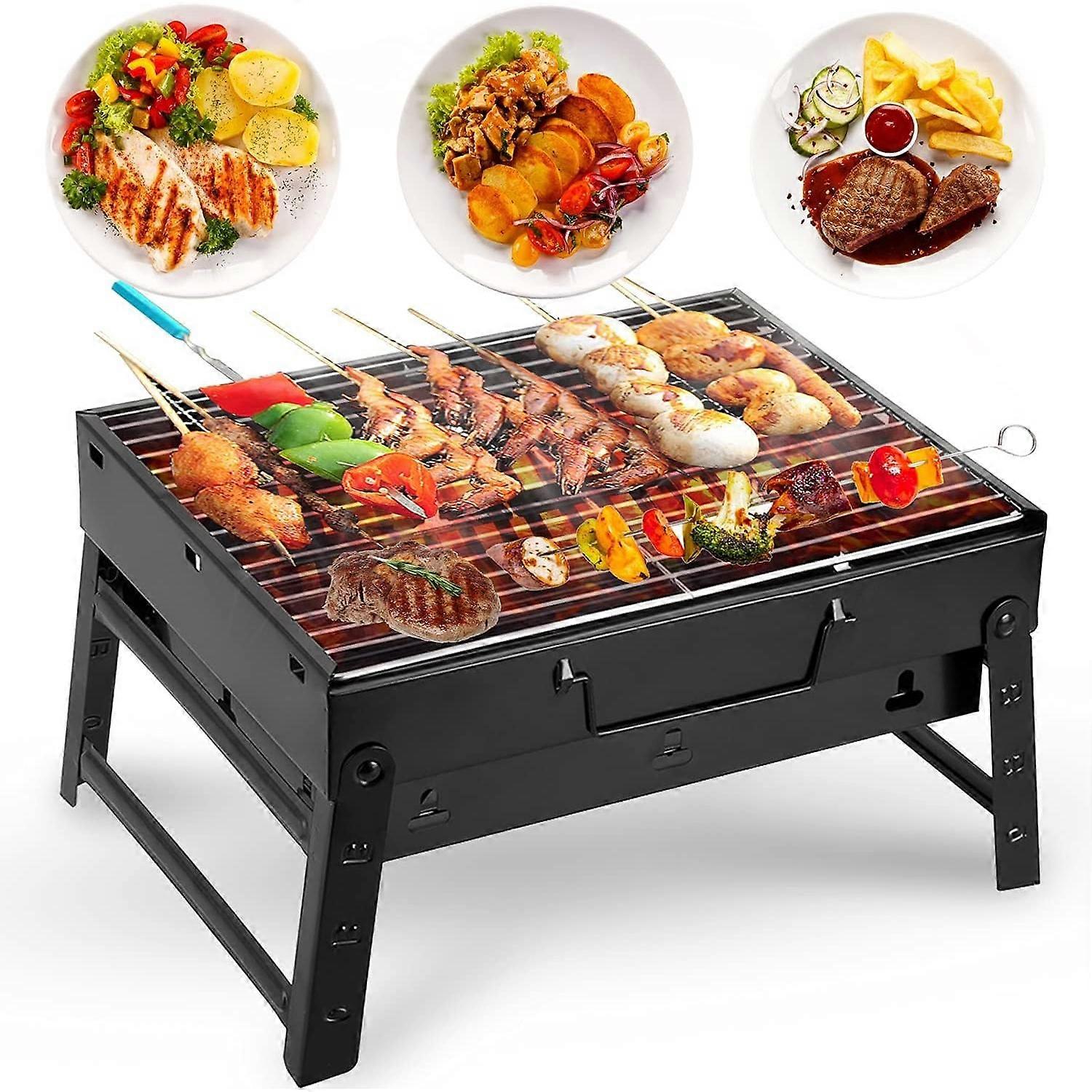BBQ Grill Folding Portable Charcoal Grill