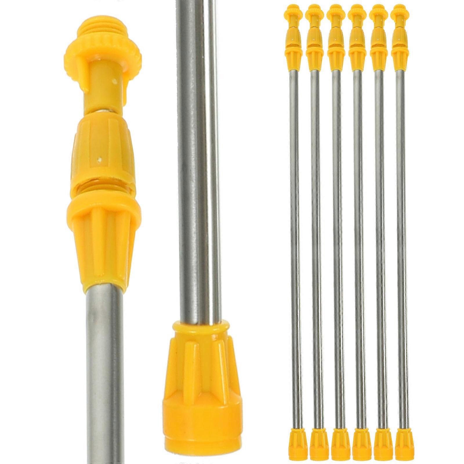 6pcs ράβδοι ψεκαστήρων κήπων γεωργικές ράβδοι ψεκαστήρων μακριές ράβδοι αντικατάστασης stretchable ράβδοι (τυχαίο ύφος)