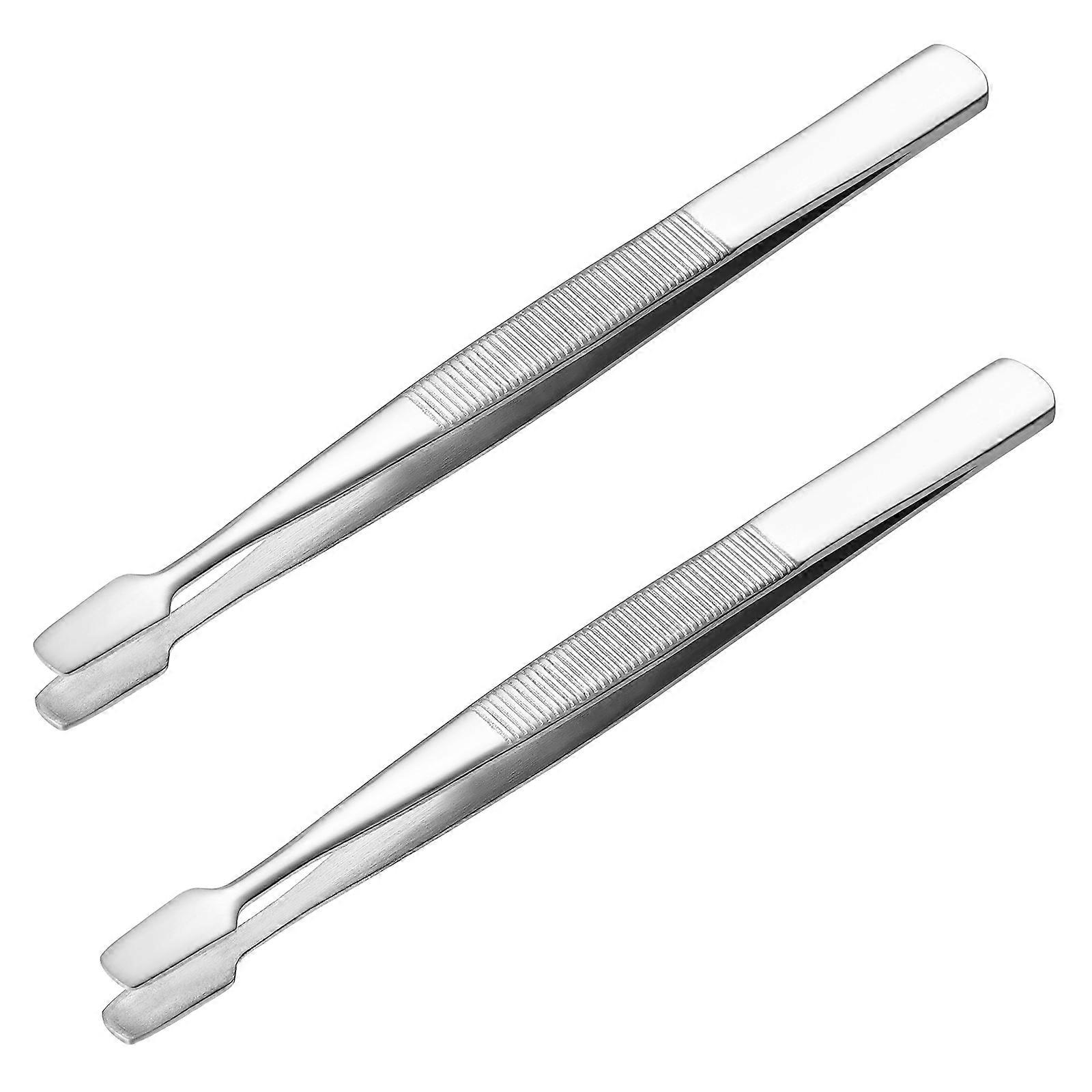 2 قطعة جمع ملاقط تمديد الرموش كتاب ملاقط طوابع طوابع أداة ختم الضغط هواة جمع الطوابع - ملاقط