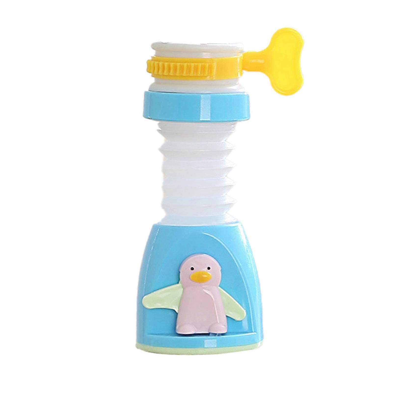 Foldable Water Filter Decorative PP Rotatable Cute Penguin Water Saver for Home