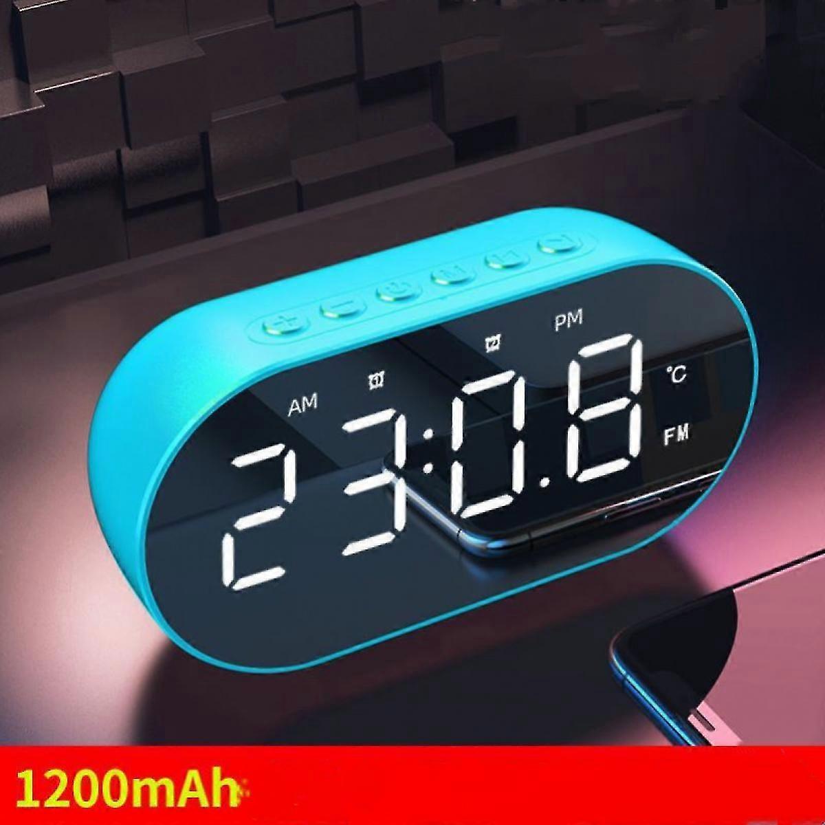 Small Alarm Clock Radio For Bedrooms With , Alarm, Usb Charger, Battery Backup, Nap Timer, Fm Radio With Auto-off Timer For Bedside