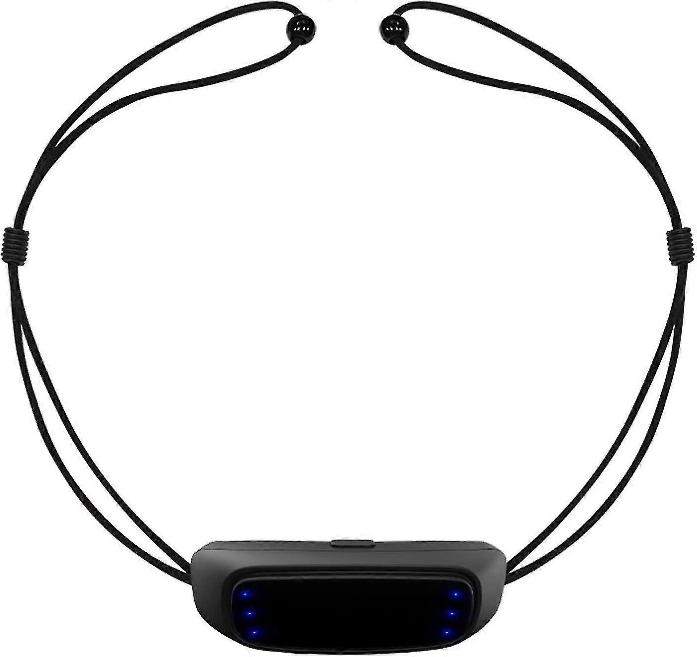 Smart Anti Snoring Device Portable Ems Pulse Noise Reduction Muscle Stimulator Usb Rechargeable Anti Snore Ring Stop Snoring Devices,black