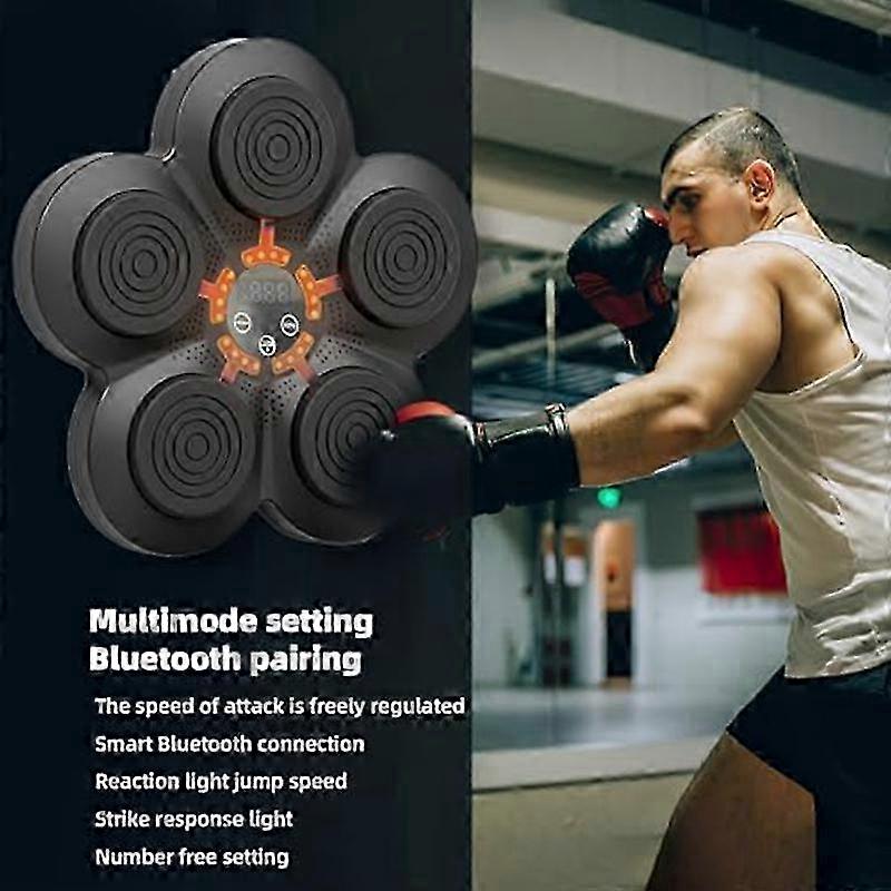 Boxing Traing Machine Wall Mat For Children, Smart Music Boxing Equipment Wall Mounted Punching Tra