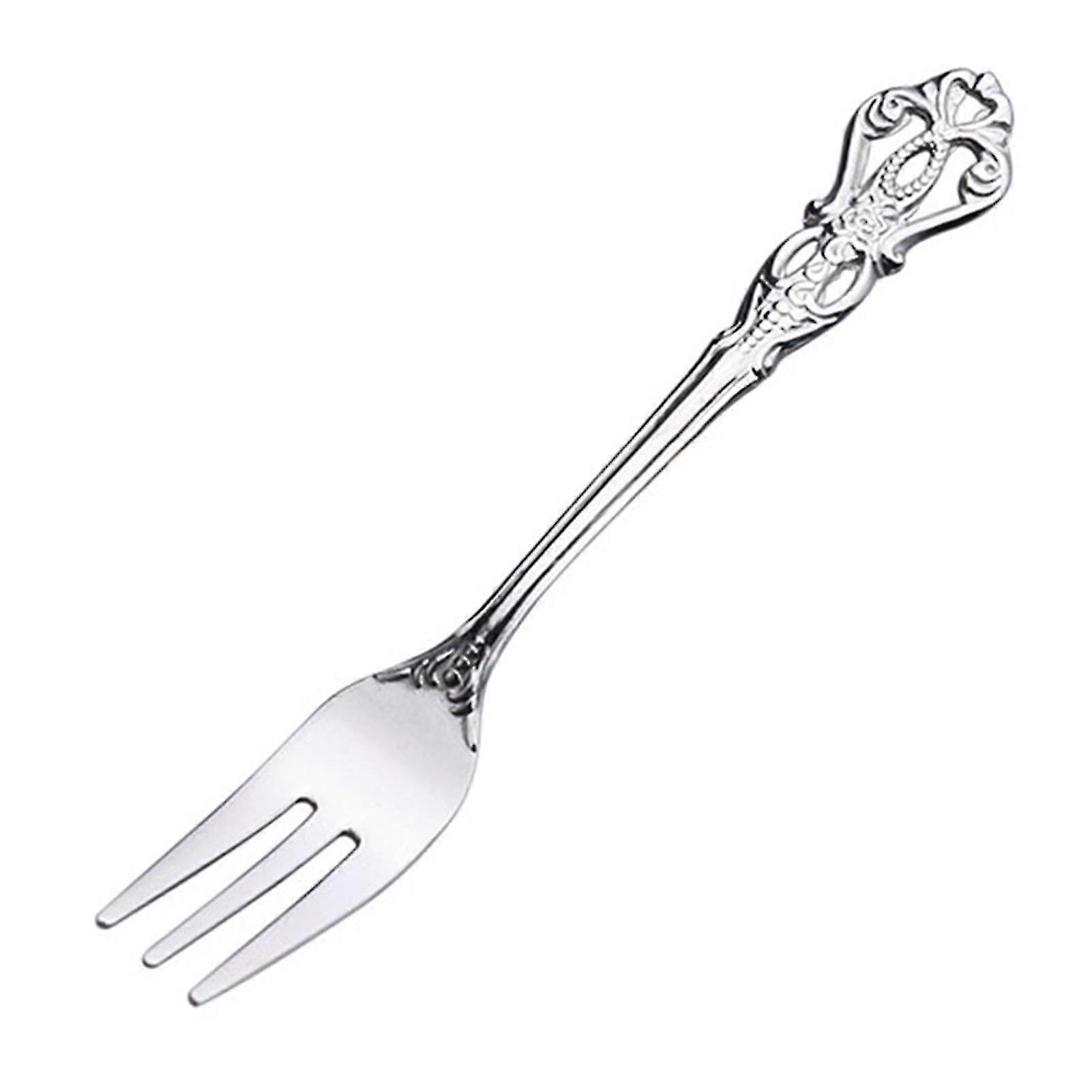 Spoon Polished Stainless Steel Creative Drinking Cake Spoon Fork