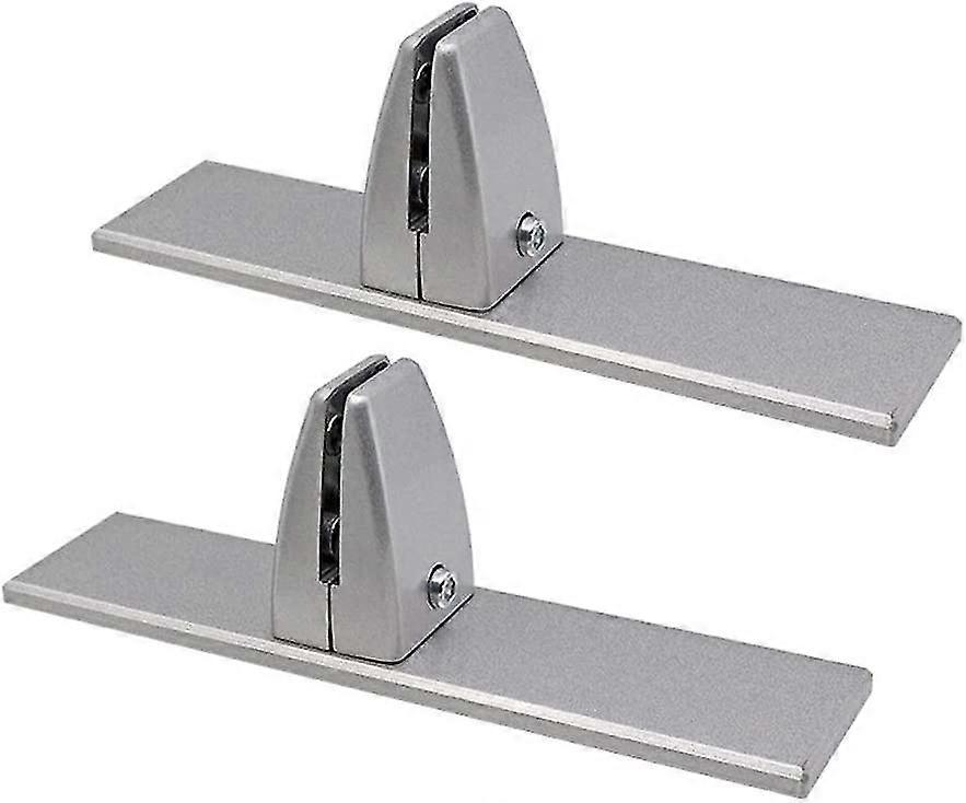 2 Pack Desk Divider Clamps With Mounting Screws, Aluminum Alloy Privacy Desk Screen For Office Partition (silver)