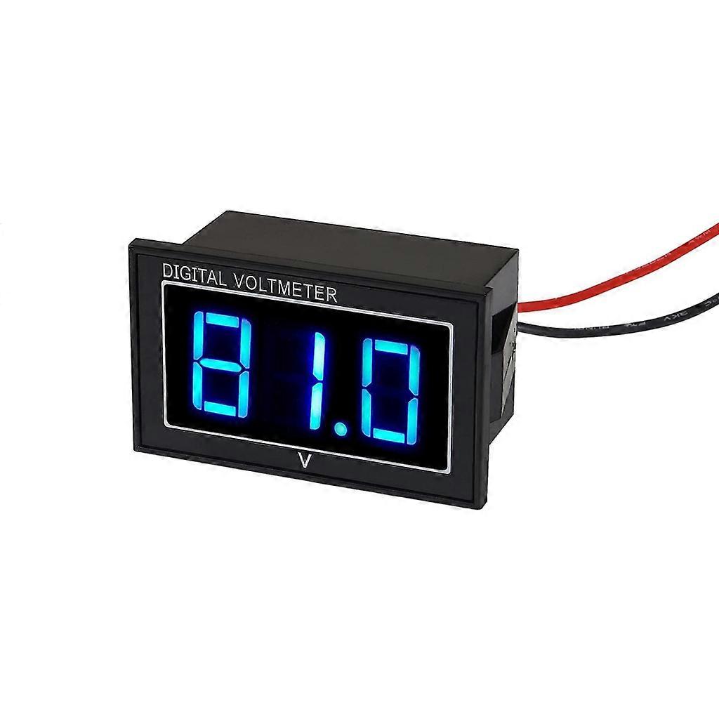 Golfkar LED Voltmeter Digitale Spanningsmeter Batterijmeter Waterdichte Monitor