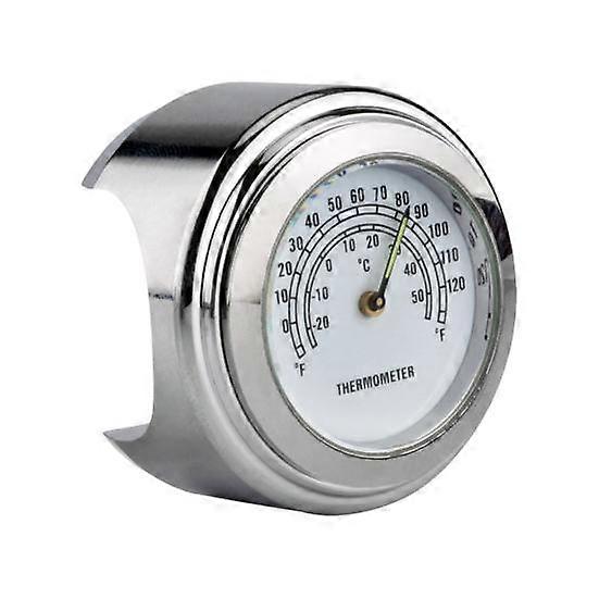 1 Set Handlebar Mount Clock Replacement Part Big Dial Durable Motorcycle Gauge Temperature