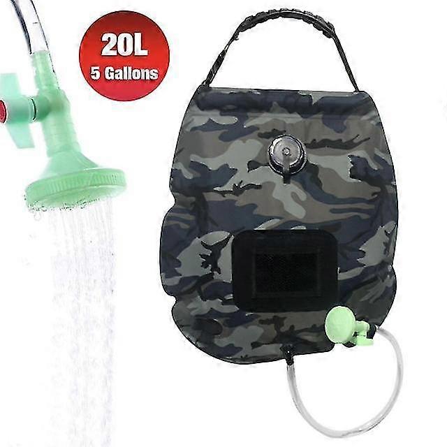 shower solar foldable bath camp heating water bags portable
