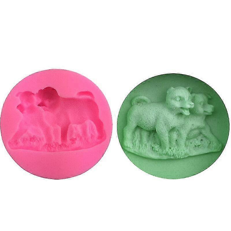 mold gypsum cute decoration shape cake 2pcs aromatic