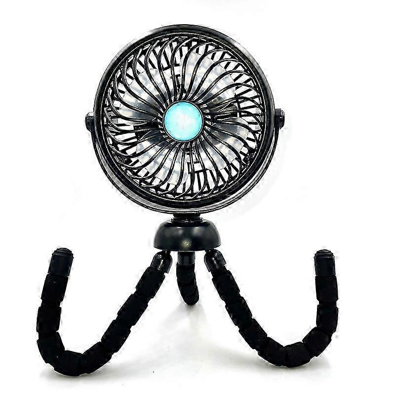 USB Handheld Fan 720 Adjustable 3 Speed LED Mini Fan Portable