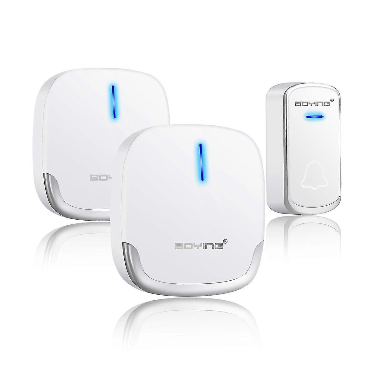 A909-2 高齢者用ワイヤレス ポケットベル ドアベル 1 対 2 長距離ショップ ボタン緊急ポケットベル