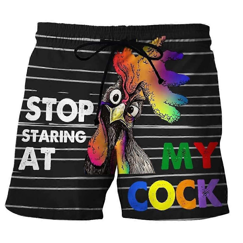 2023 Beach Pants för män Fun 3D Digital Print Creative Spoof Banana Pattern Shorts