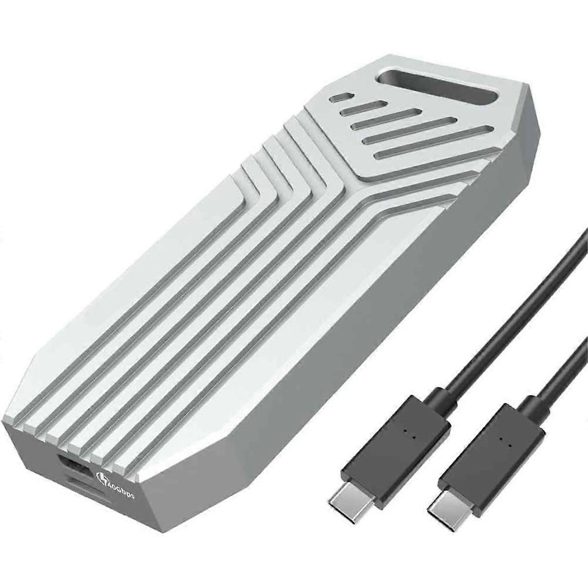 40Gbps M.2 NVMe SSD Enclosure USB4 Type-C External Portable M2 Nvme Case Aluminum Support Thunderbo