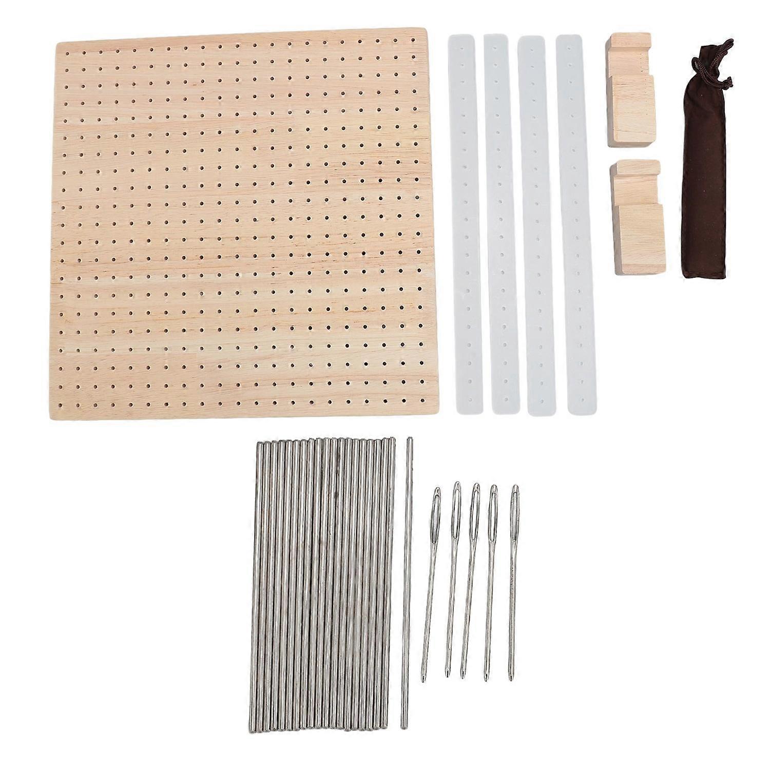 Crochet Blocking Board Professional Handcrafted Knitting Blocking Mat for Crochet Projects with 20pc