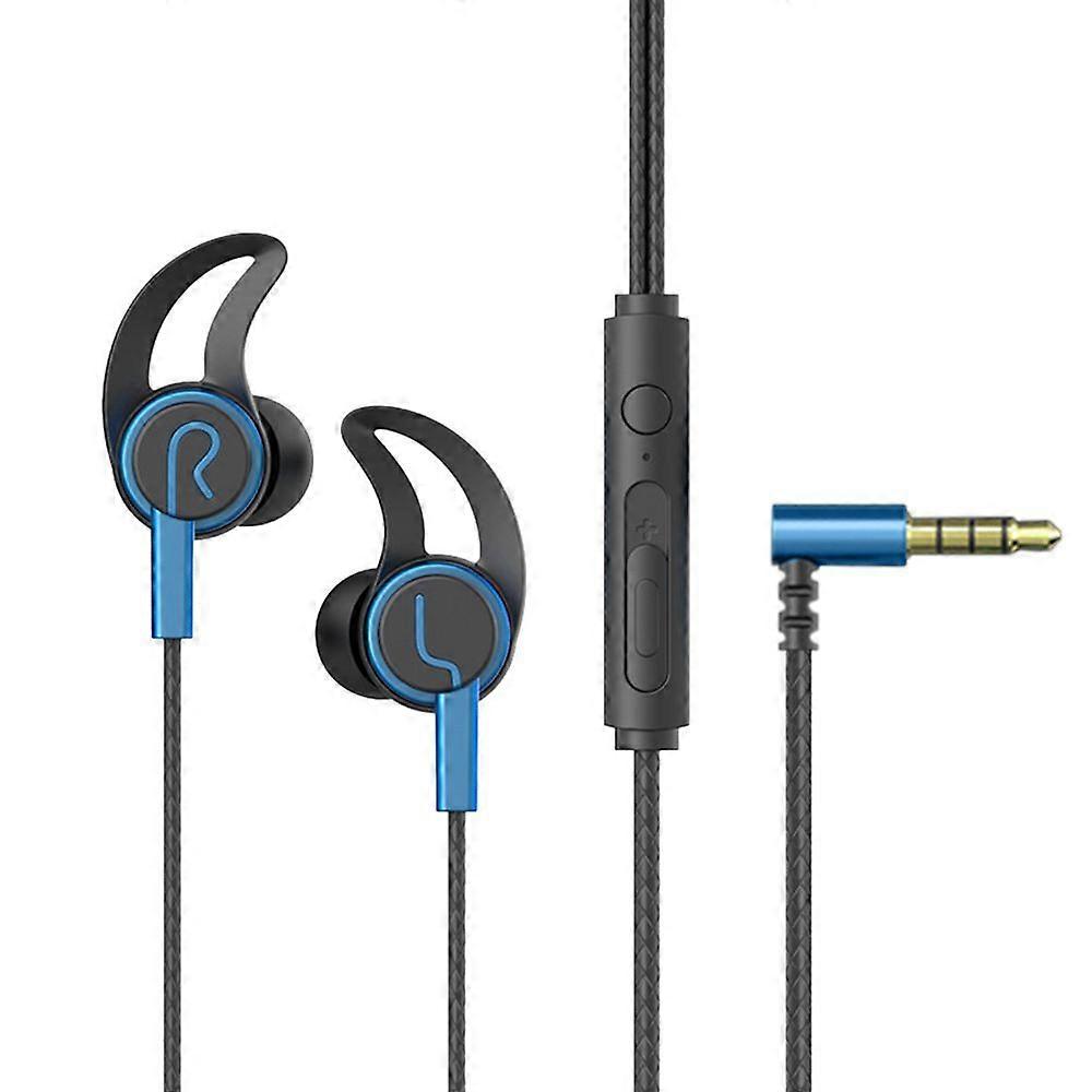 Wired Earphone Stereo Sound Sports Headset with Microphone 3.5mm/Type-C Plug In-ear Headphone for Game Music Calls