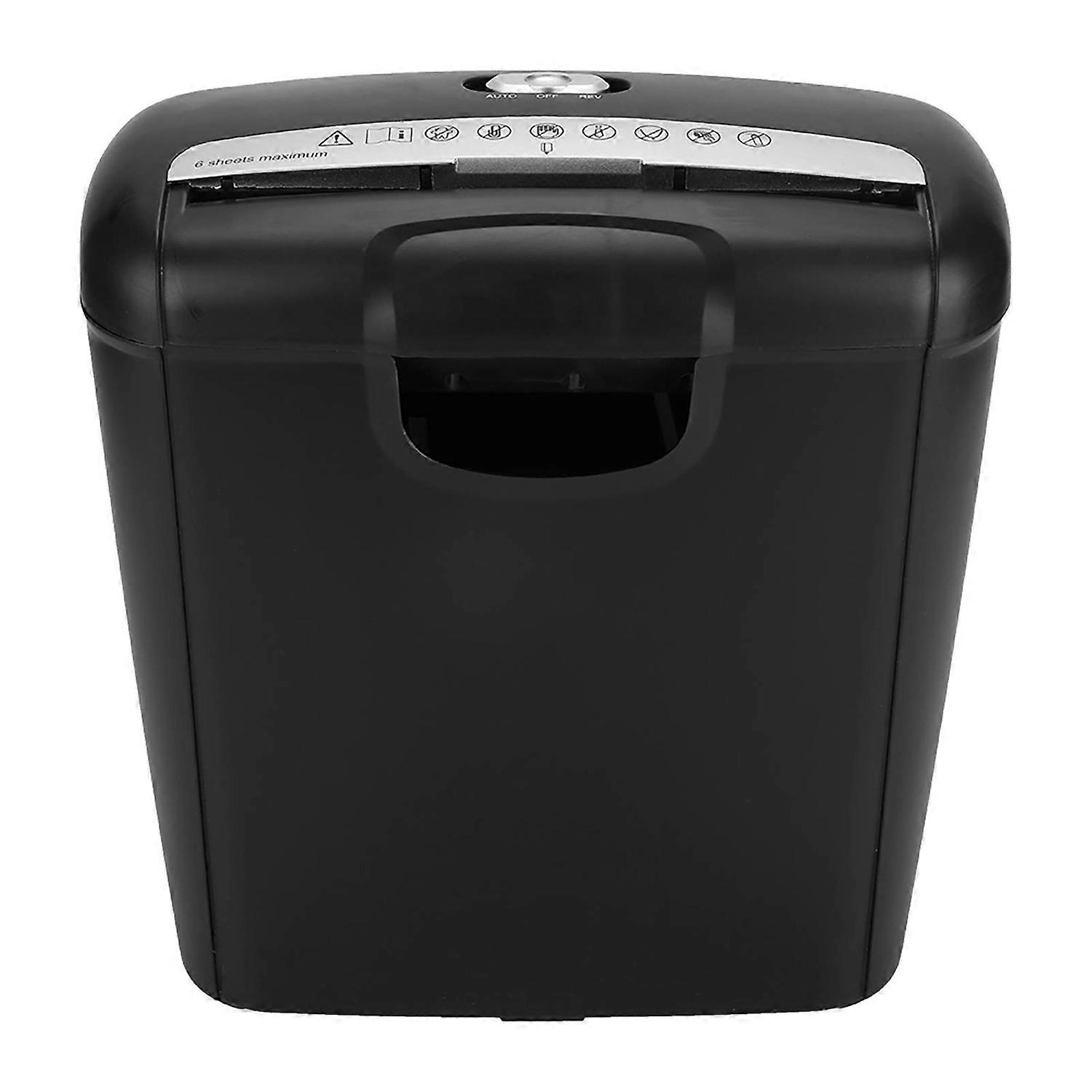Home Office Electric Shredder for Paper and Credit Card Strip Cut Destroy ‑