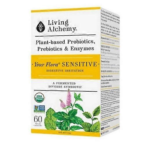 Living Alchemy Your Flora Sensitive Digestive Irritation, 60 Count
