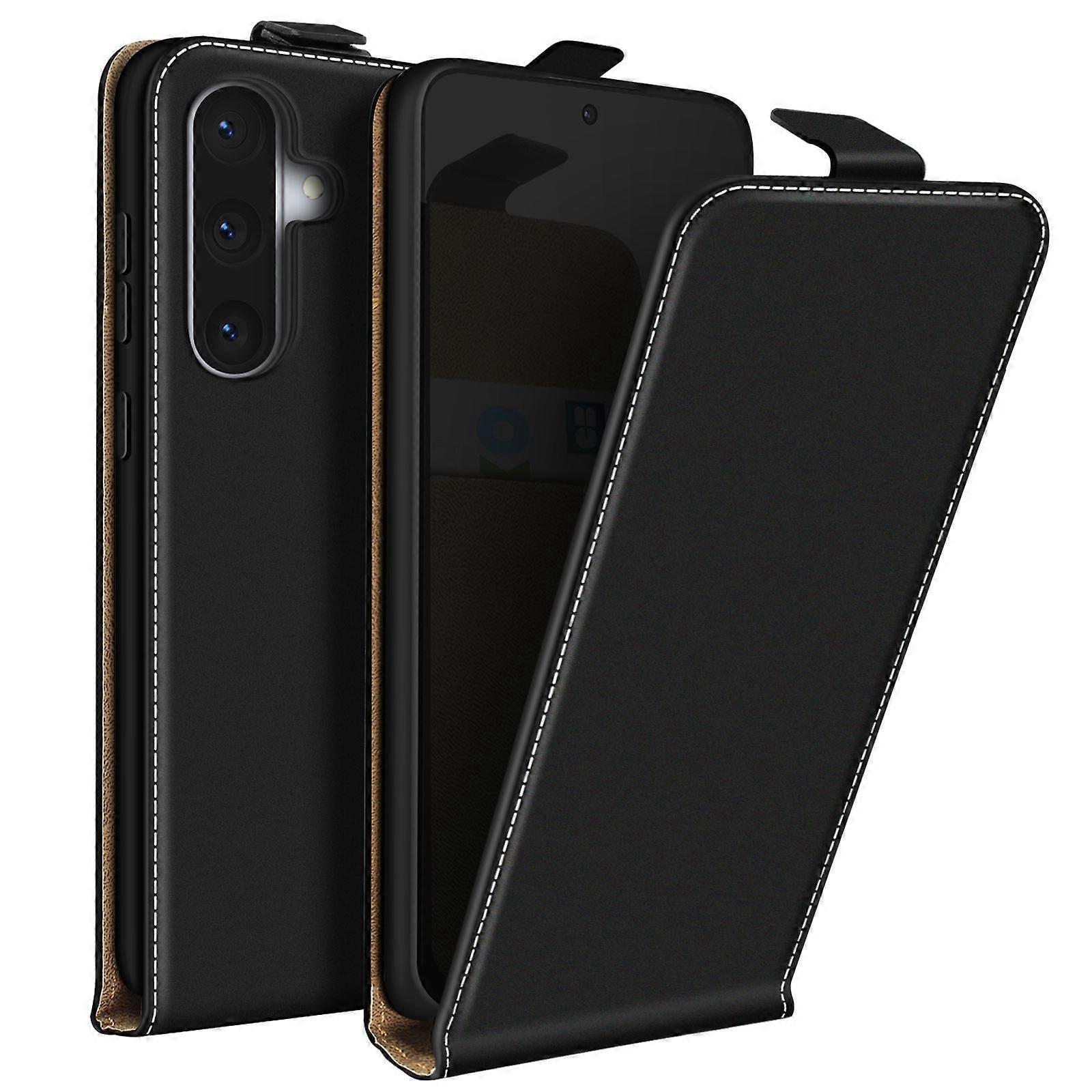 Estuche vertical para tarjetero Galaxy A36, negro