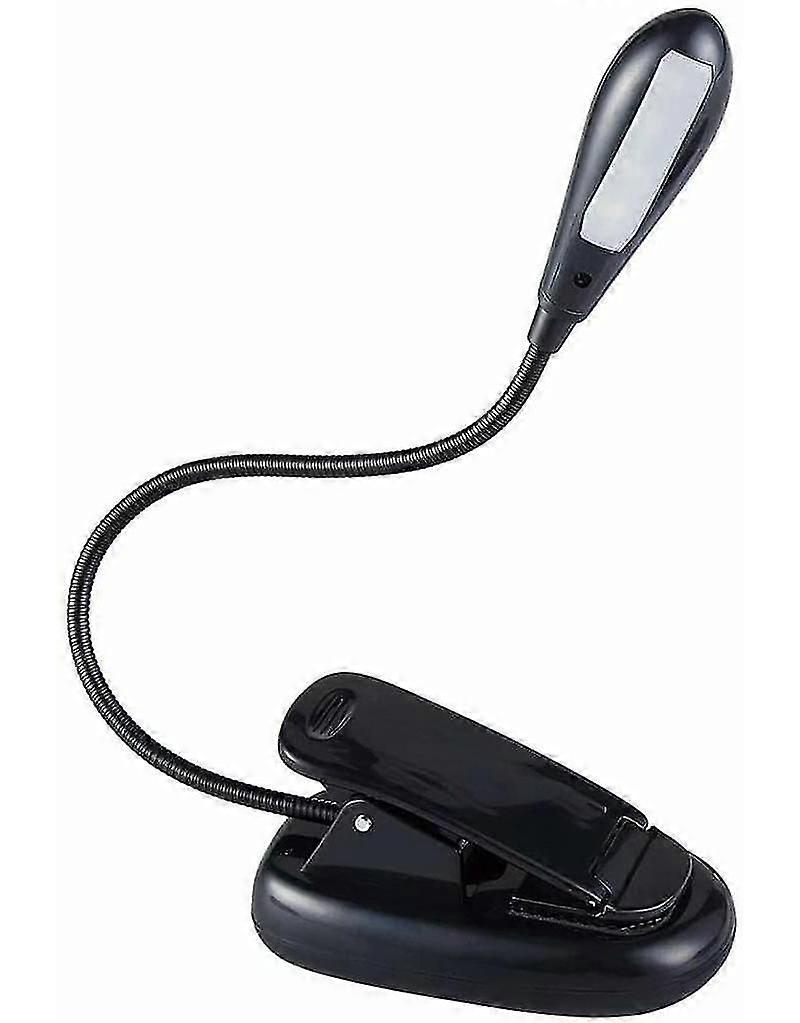 Reading Lamp Book Lamp Rechargeable, Led Book Lamp, Portable And Flexible, 3-level Brightness, Power Adapter And Usb Cable Included