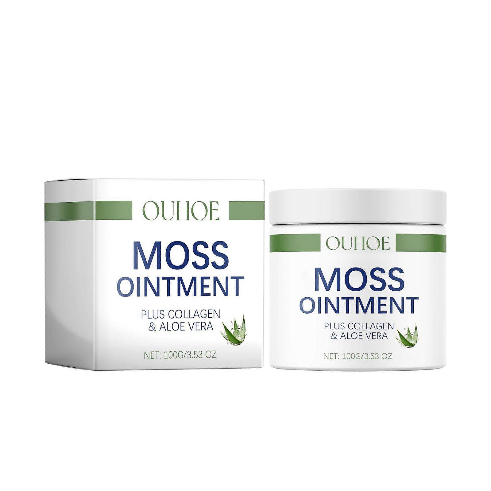 Moss Ointment Plus, كريم الطحلب المضاد للتجاعيد، مرهم طحلب سريع المفعول مضاد للتجاعيد 100 جم