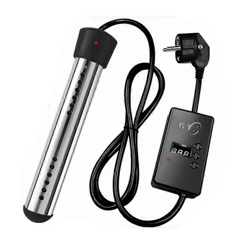 Riscaldatore elettrico ad immersione da 2000 W per acqua, acciaio inossidabile, con Smart Timing