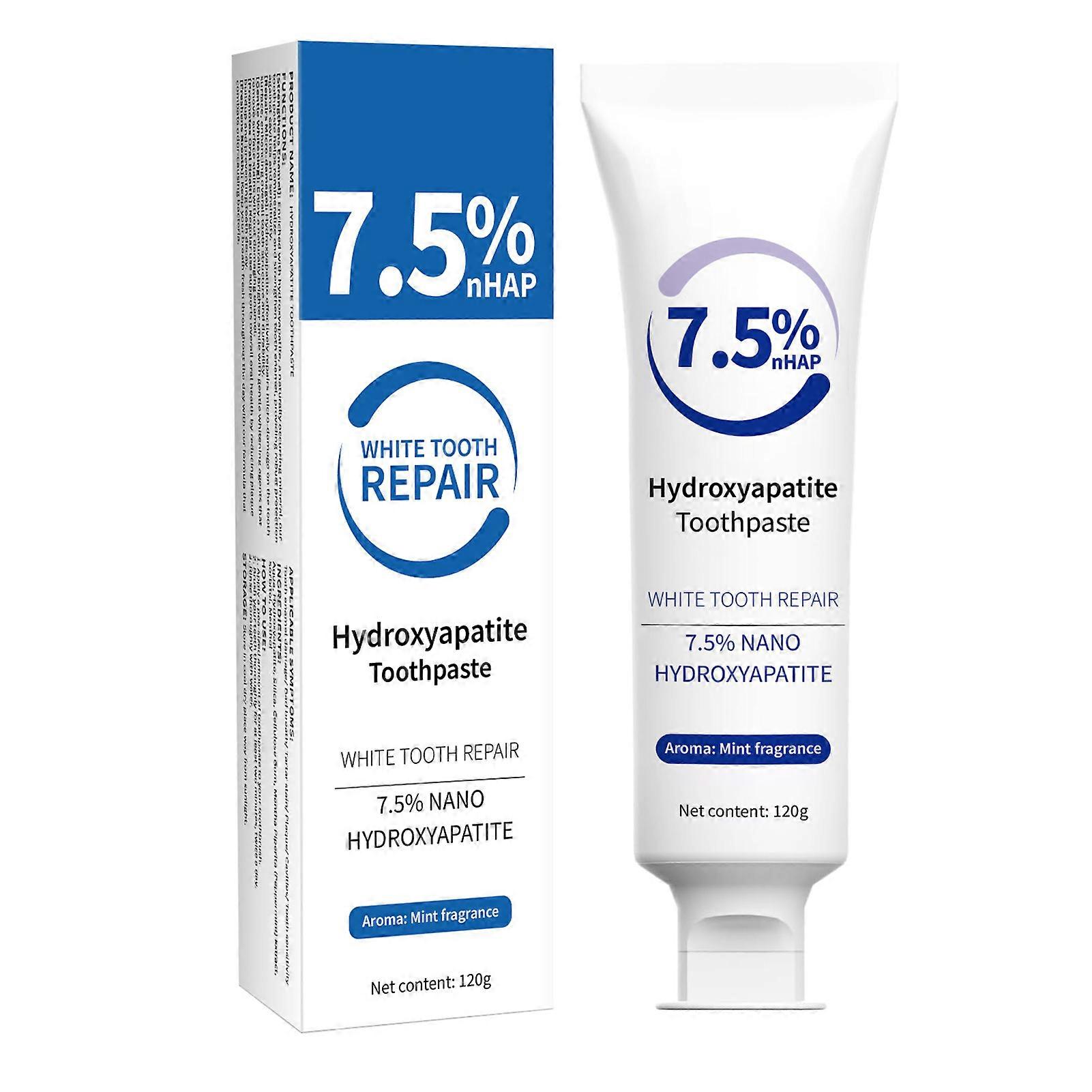 Hydroxyapatite Toothpaste for Sensitive Teeth Freshing Breath Fluoride-free Toothpaste for Home Travel