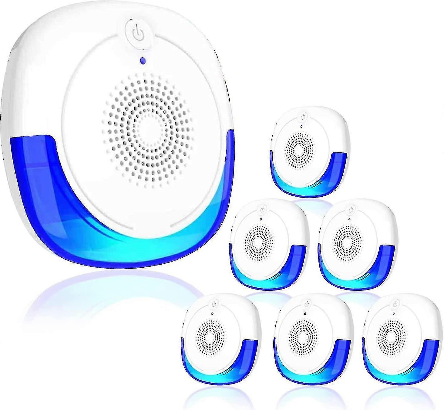 Eu/us/uk Plug Ultrasonic Pest Repeller 6 Pack Upgraded Mouse Repellent Electronic Plug In Indoor Pest Repellent For Ant, Mosquito, Spider, Roach, Rat,