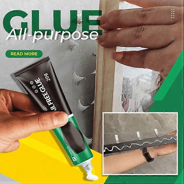 All-Purpose 60g Glue - Nail-Free, Quick-Drying Adhesive for Multiple Surfaces