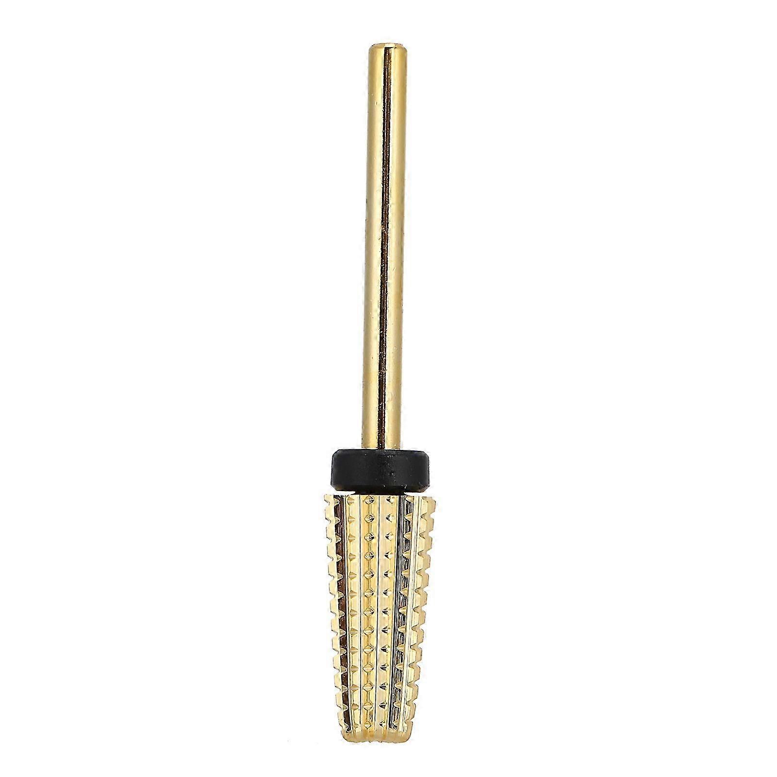 Nail Drill Bits 5 in 1 Nail Polishing Grinding Sanding Heads Nail Polisher AccessoryConical Round Head X