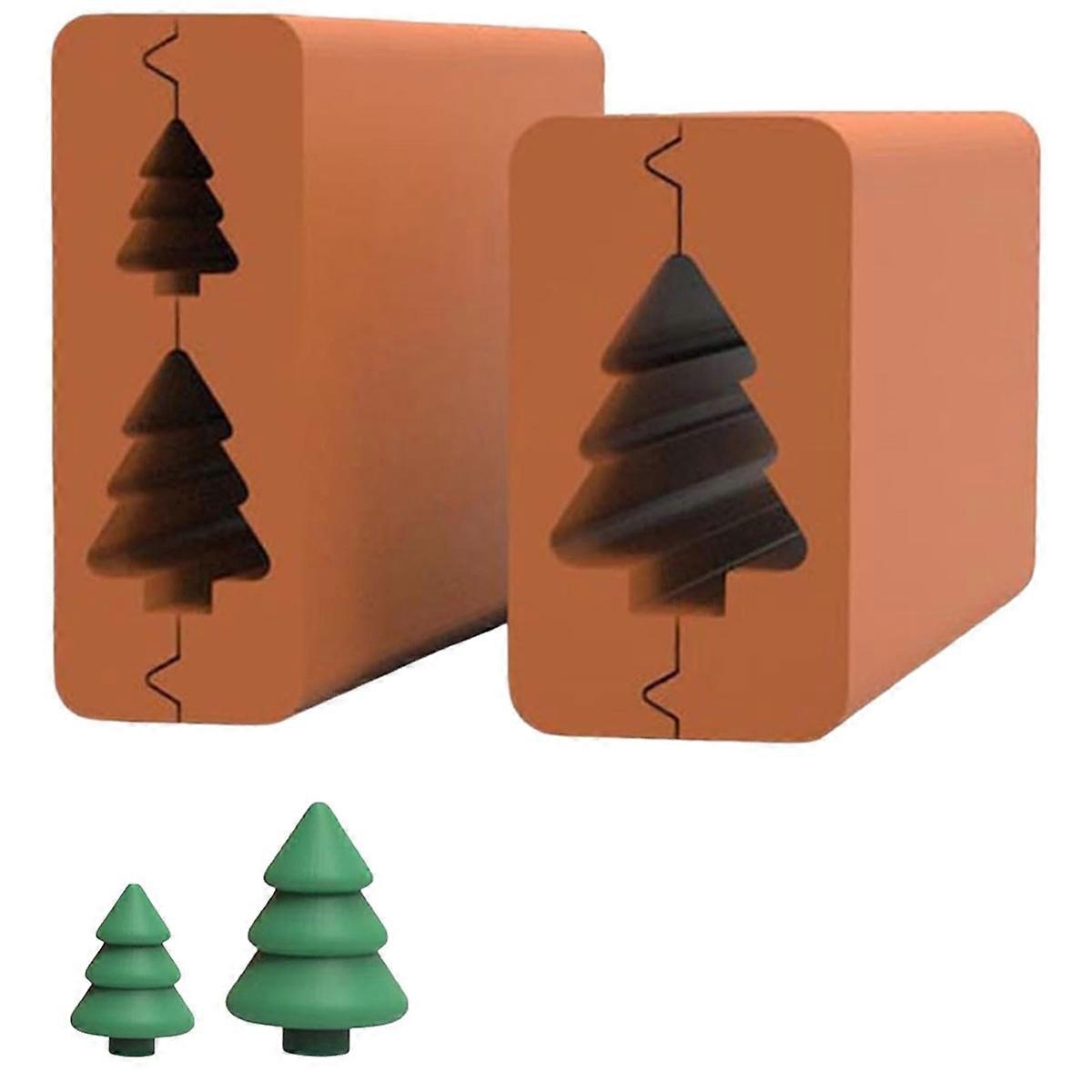 Christmas Tree Roller Clay Tools, DIY Xmas Shaped Polymer Clay Bead Roller for Clay,Christmas Tree Mold Clay Making Tool