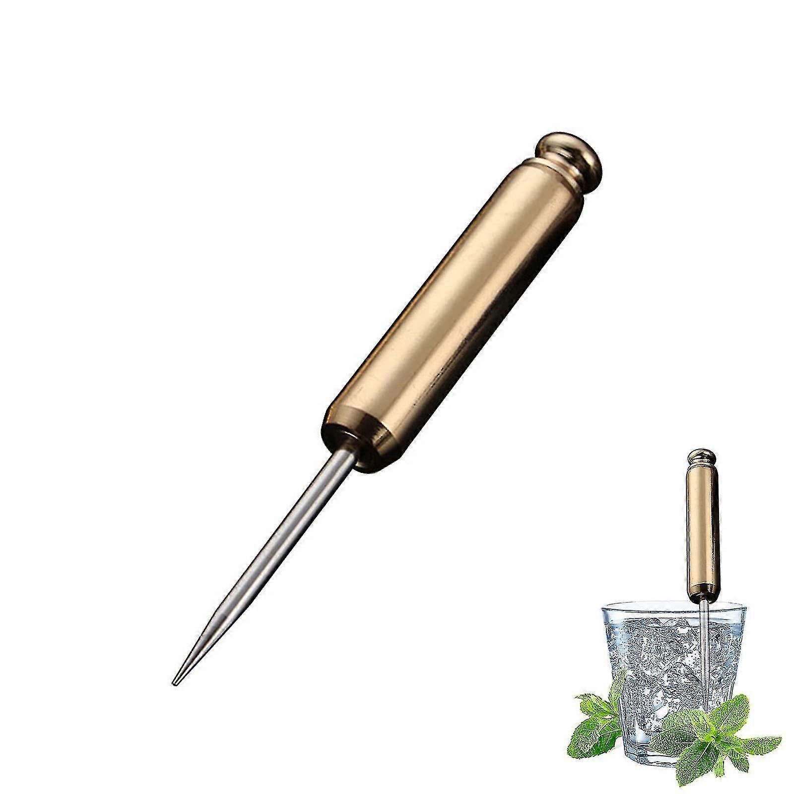 Stainless Steel Ice Pick Tool With Safety Handle And Protective Cases