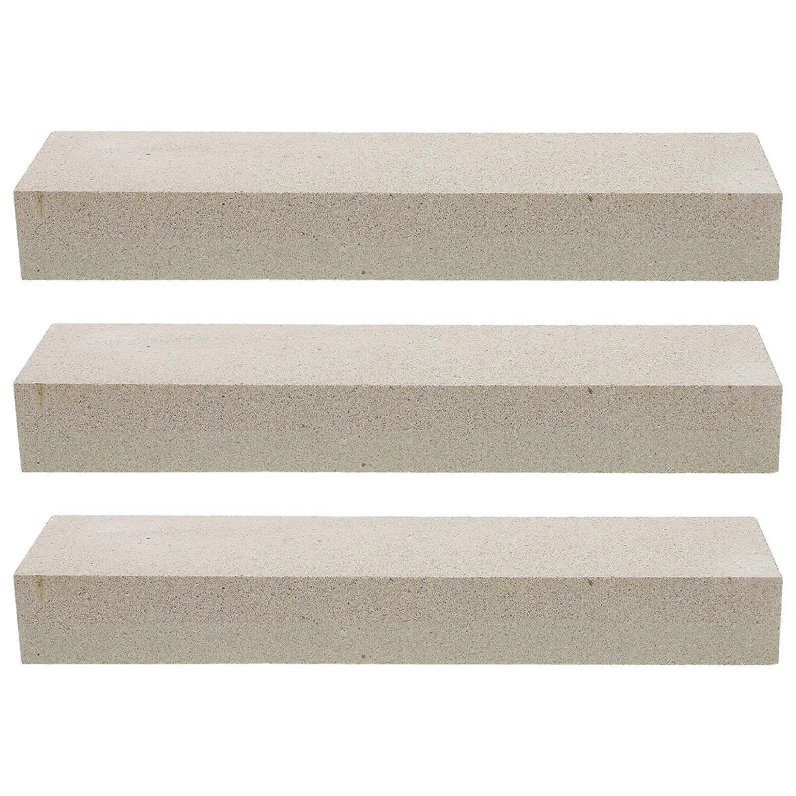 3pcs  Double Sided Sharpening Stone For Kitchen Knife Sharpening And Tool Maintenance
