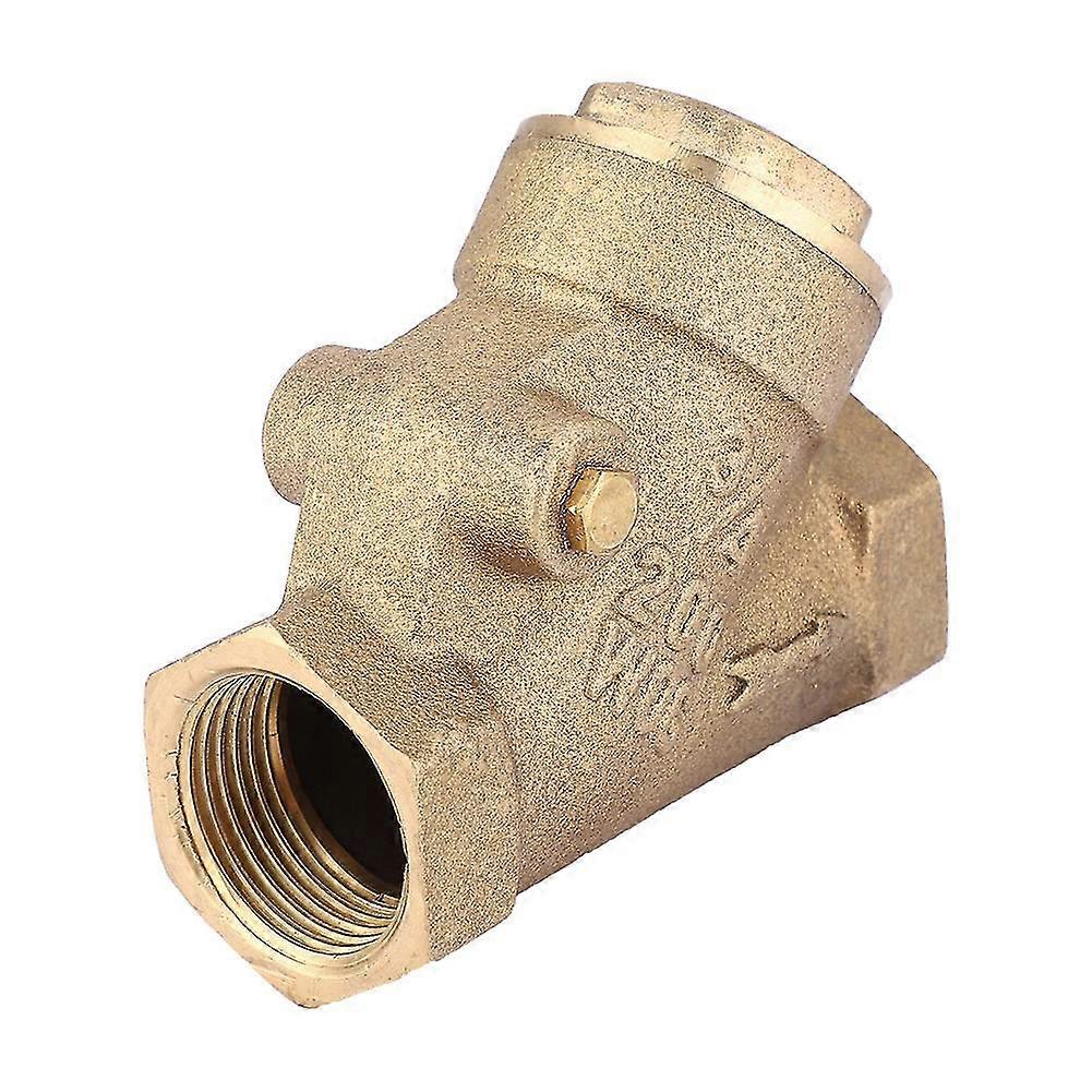 NPT 3/4in Thread Brass Check Valve Y Type One Way Check Valve 1.6Mpa for Water Gas