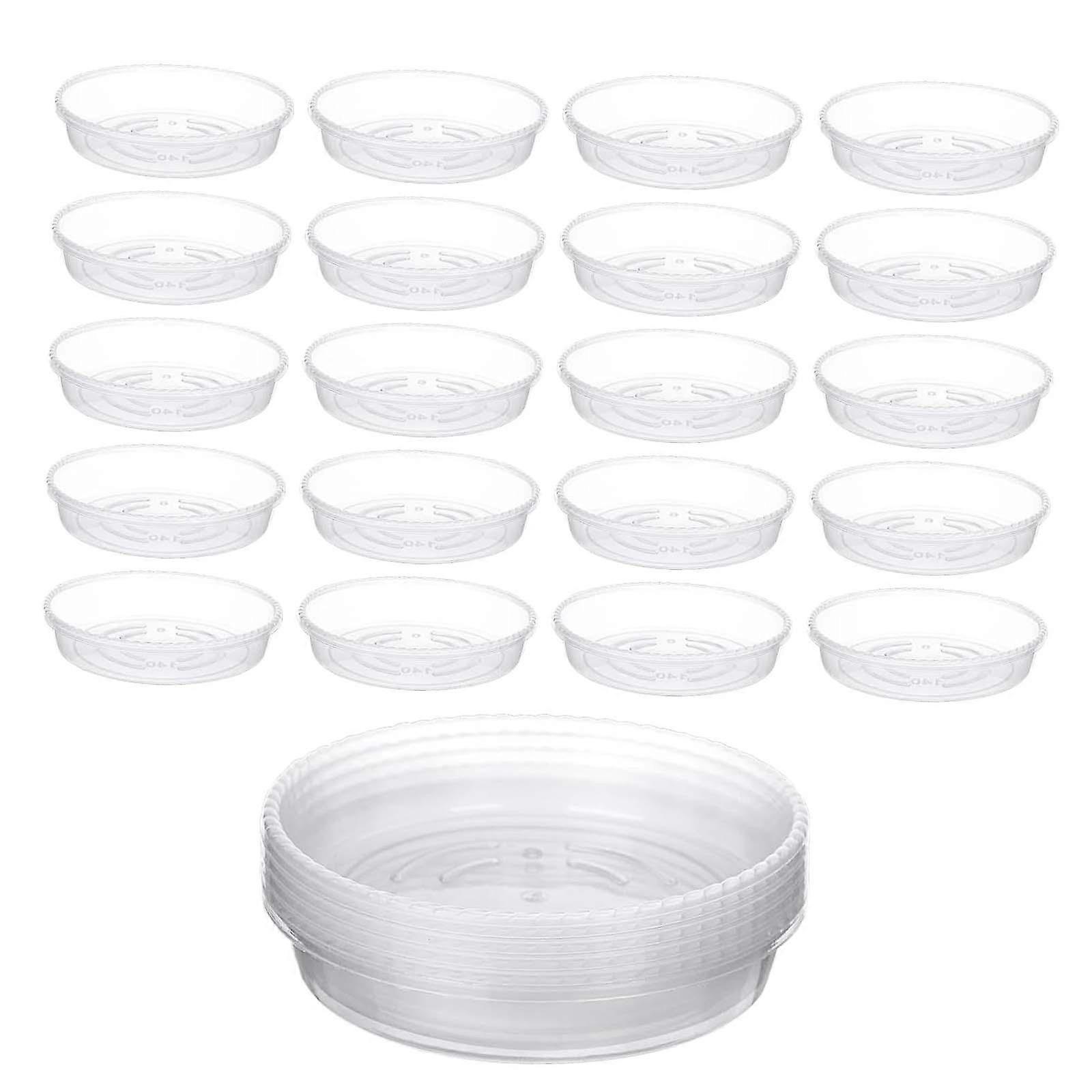 30Pcs Pflanze Untersetzer Pflanzenschalen Topf Tablett Robust Rutschfest Wasserdicht Langlebig