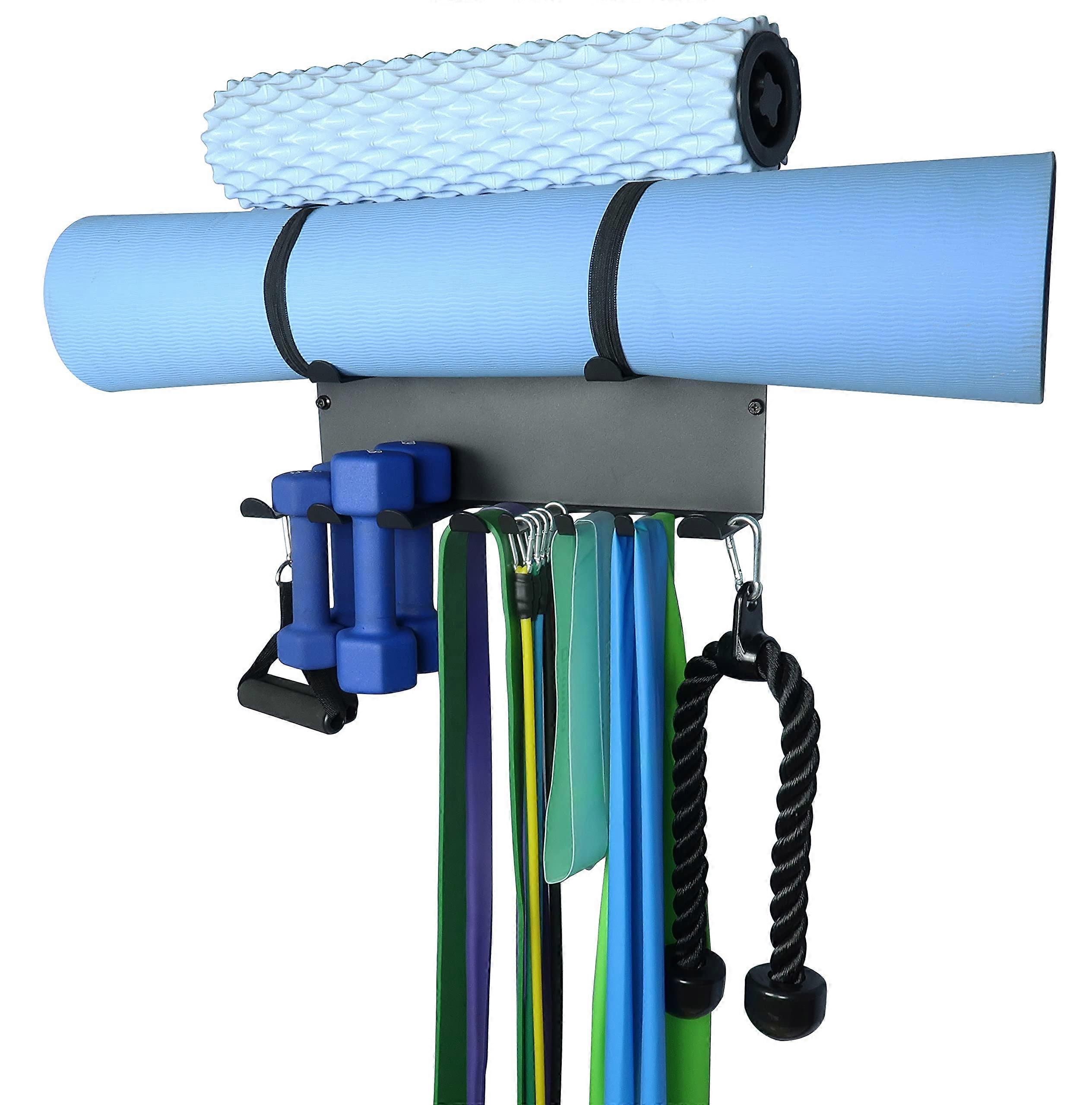 Double Layer Home Gym Storage Rack for Gym Accessories Storage