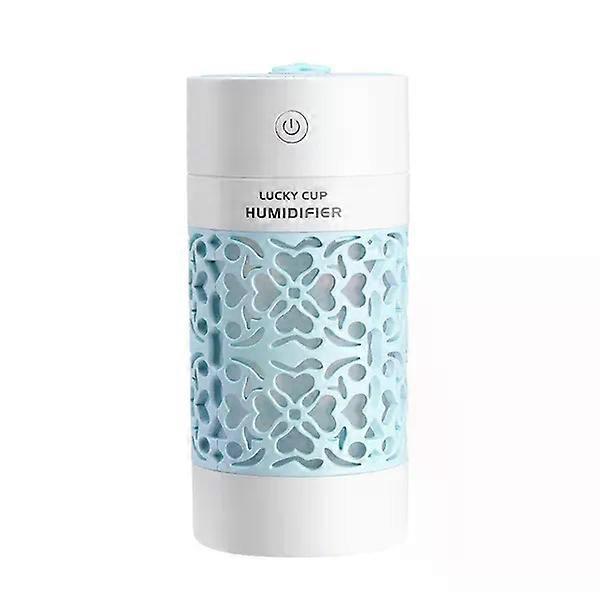 Saengq 250Ml Air Humidifier With Led Night Lamp Mini Fan Aroma Essential Oil Diffuser Usb Fogger Mist Maker For Home Office Car